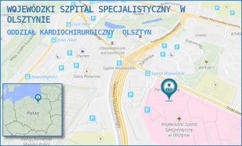 ODDZIAŁ KARDIOCHIRURGICZNY - WOJEWÓDZKI SZPITAL SPECJALISTYCZNY  W OLSZTYNIE - ŻOŁNIERSKA 18,  OLSZTYN